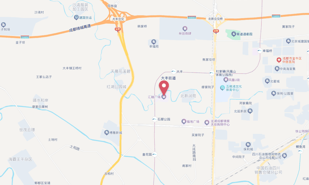 汇融广场位置地图